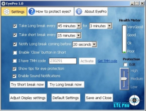 EyePro - náhled