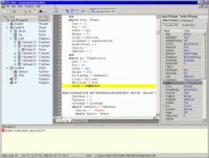 Delphi Form Editor - náhled