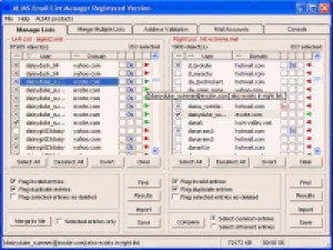 Alias Email List Manager - náhled
