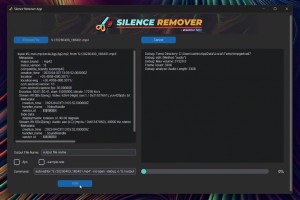 Silence Remover GUI - náhled