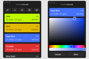PlainColor - náhled
