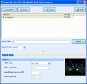 Power MP4 iPod PSP 3GP AVI MPG WMV Video Converter - náhled