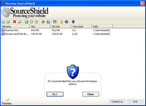 SourceShield - náhled