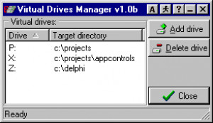 Virtual Drives Manager - náhled