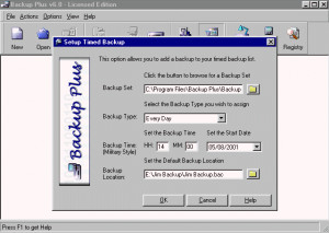 Backup Plus - náhled