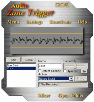 Audio Zone Trigger - náhled
