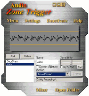Audio Zone Trigger - náhled