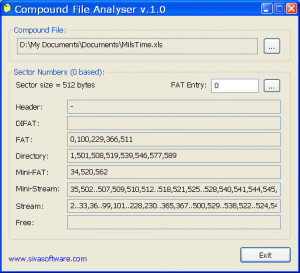 Compound File Tools - náhled