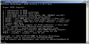 BIOS - náhled