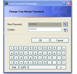 Cute Password Manager - náhled
