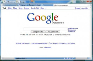 Visual Browser - náhled