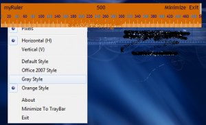 myRuler - náhled