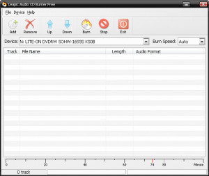 Leapic Audio CD Burner Free - náhled