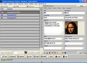 Address Organizer Deluxe - náhled