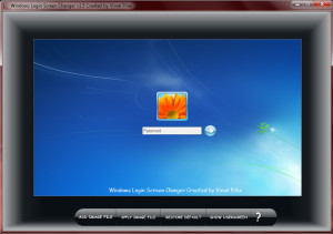Windows Login Screen Changer - náhled