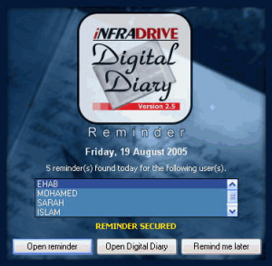 Digital Diary - náhled