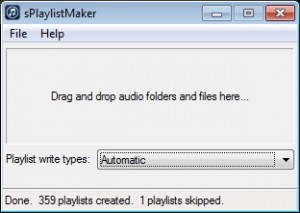 sPlaylistMaker - náhled