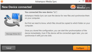 Ashampoo Media Sync - náhled