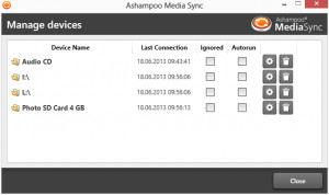 Ashampoo Media Sync - náhled