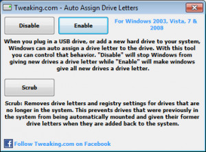 Auto Assign Drive Letters - náhled