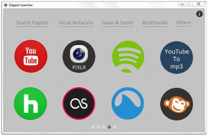Elegant Launcher - náhled