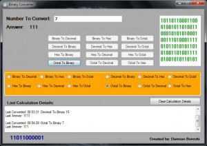 Binary Converter NET - náhled
