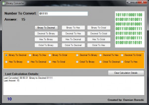 Binary Converter NET - náhled