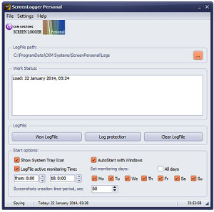 ScreenLogger - náhled