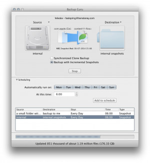 Mac Backup Guru - náhled