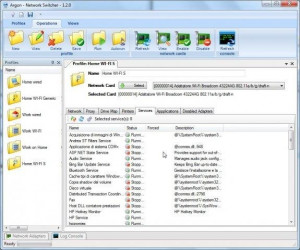 Argon Network Switcher - náhled