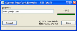 eXpress PageRank Revealer - náhled