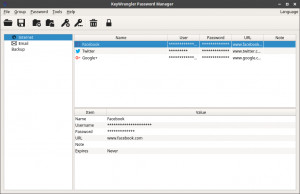 KeyWrangler Password Manager - náhled