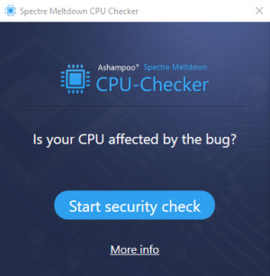 Ashampoo Spectre Meltdown CPU Checker - náhled