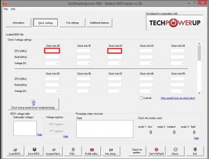 TechPowerUp Radeon Bios Editor - náhled