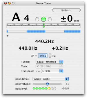 Strobe Tuner - náhled