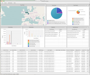 CloudTrail Viewer - náhled