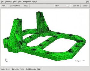 Netgen Mesh Generator - náhled