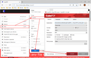 CubePDF - náhled