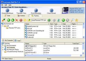 NETFile FTP Client - náhled