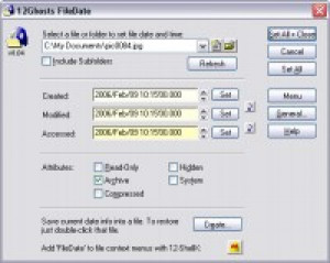 12Ghosts FileDate - náhled