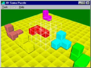 3D Soma Puzzle - náhled