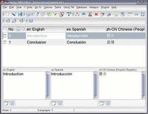 TMX Localization Editor - náhled