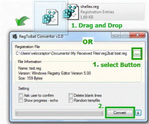 RegToBat Converter - náhled