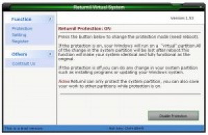 Returnil Virtual System - náhled