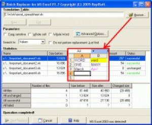 Batch Replacer for MS Excel - náhled