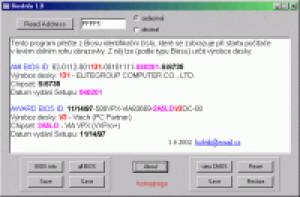 BiosInfo - náhled