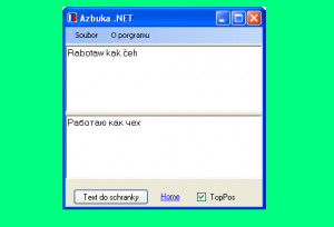 Azbuka .NET - náhled