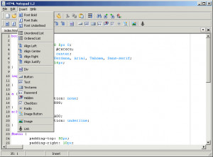 HTML Notepad - náhled