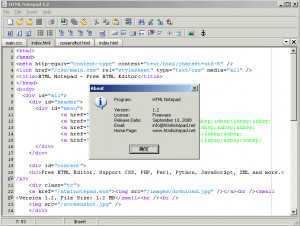 HTML Notepad - náhled