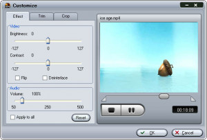 Leawo MP4 converter - náhled
